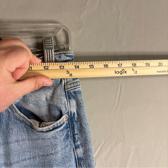 Forever 21 Light Blue Wide Leg Jeans - Picture 5 of 7